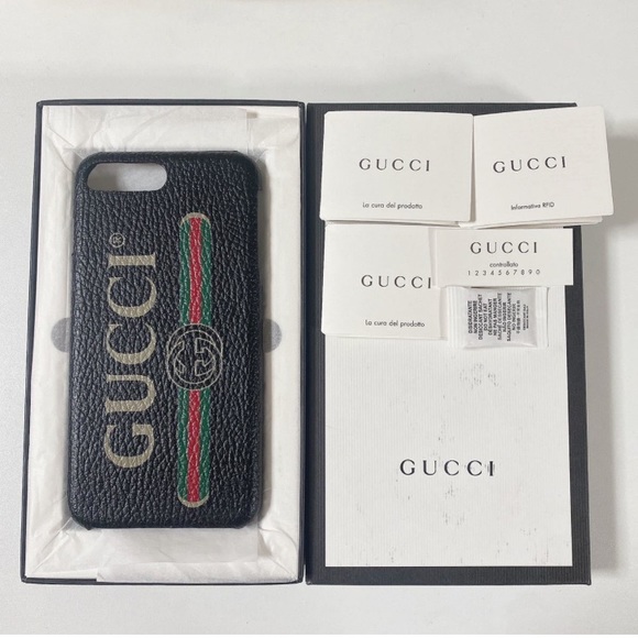 (CFL) Authentic Gucci iPhone 8 / iPhone SE 2nd Gen Phone case, New in Box - Picture 3 of 8